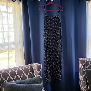 Capri smocked back jumpsuit